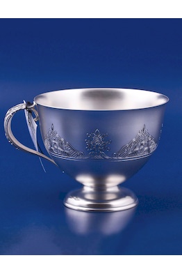 Серебряная чашка №25