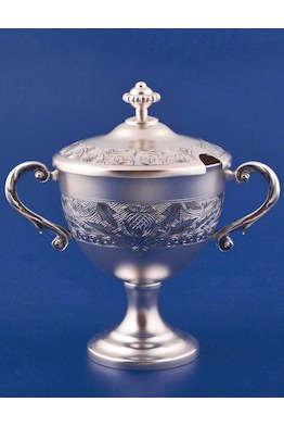 Серебряная ваза для варенья №42 "Ривьера"