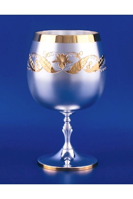 Серебряный бокал для коньяка №49