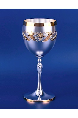 Серебряный бокал для красного вина №40
