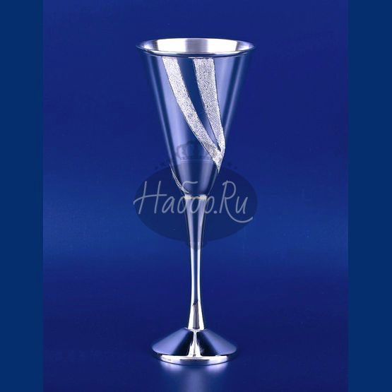 Серебряный бокал для шампанского №15 (арт. С33683101525)