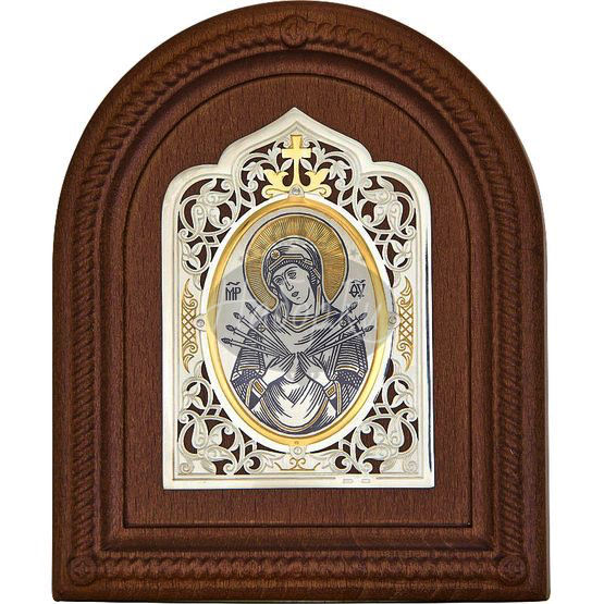 Икона "Пресвятая Богородица Семистрельная" (арт. 50240060С06)
